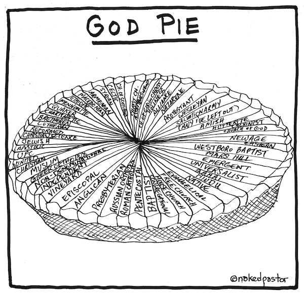 God Pie Digital Cartoon-Cartoons-nakedpastor