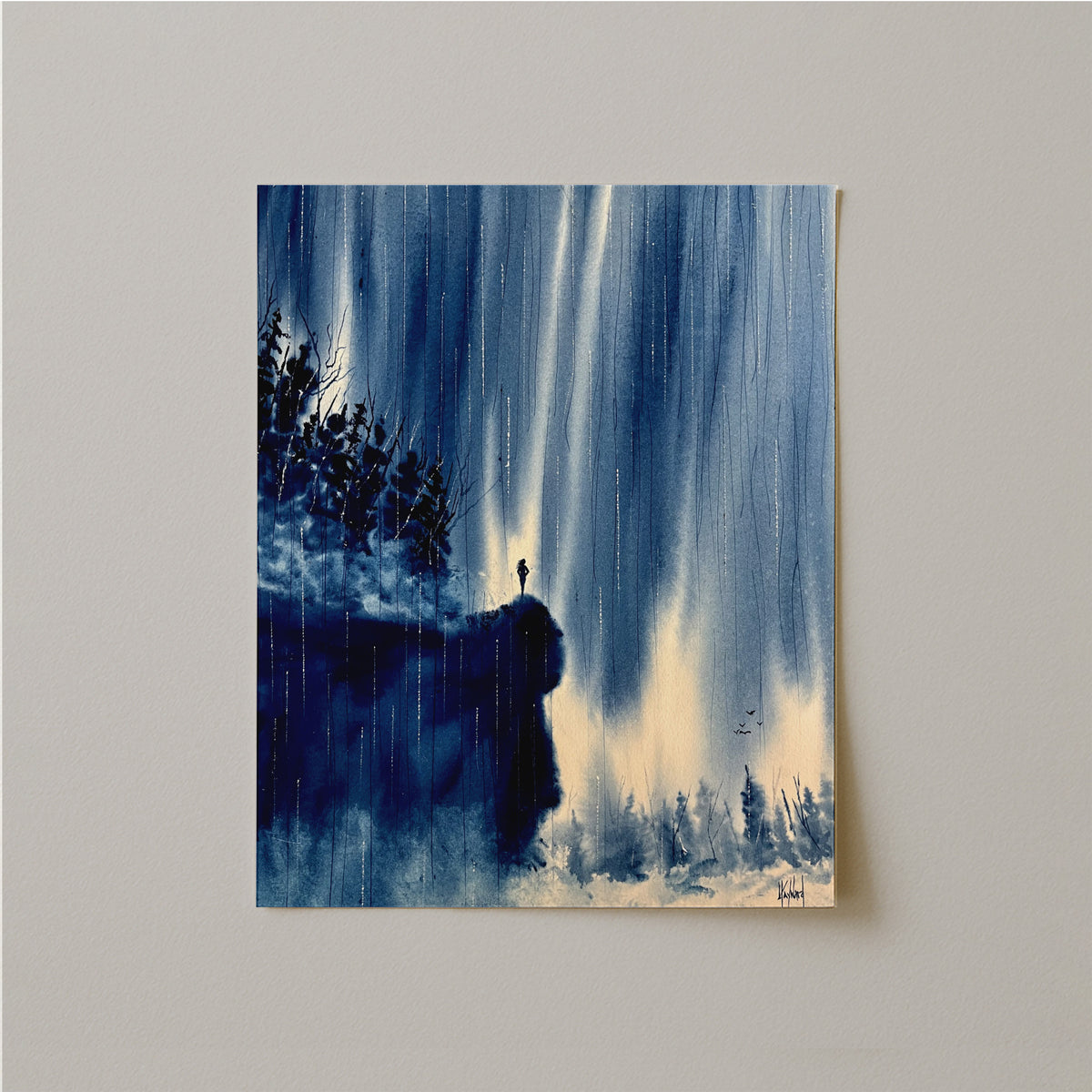 Here I Stand As Me Watercolor Print-nakedpastor