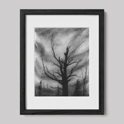 Here I Stand Charcoal Drawing Print-Drawings-nakedpastor