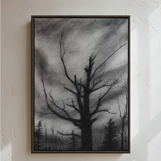 Here I Stand Framed Canvas-Canvas-nakedpastor