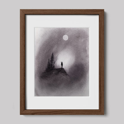 I Changed My Mind Charcoal Drawing Print-Drawings-nakedpastor