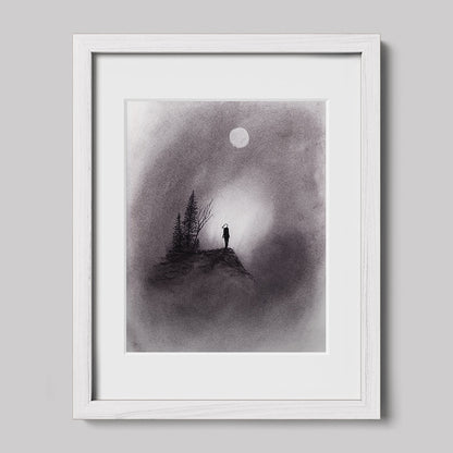 I Changed My Mind Charcoal Drawing Print-Drawings-nakedpastor