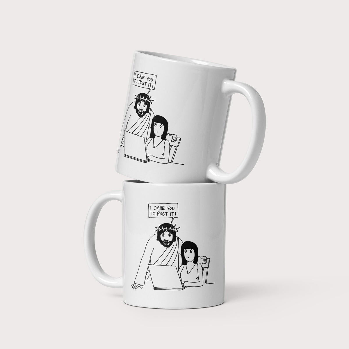 I Dare You to Post It Mug - by nakedpastor