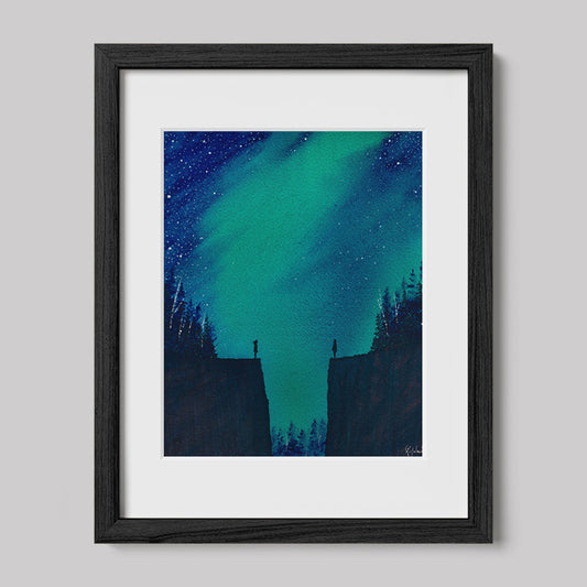 I Finally Met Me When I Finally Met You Watercolor Print-Paintings-nakedpastor
