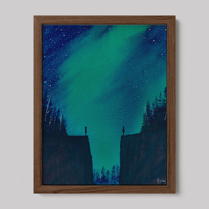I Finally Met Me When I Finally Met You Watercolor Print-Paintings-nakedpastor