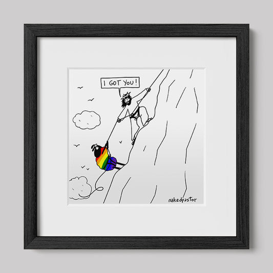 I Got You Cartoon Print-nakedpastor