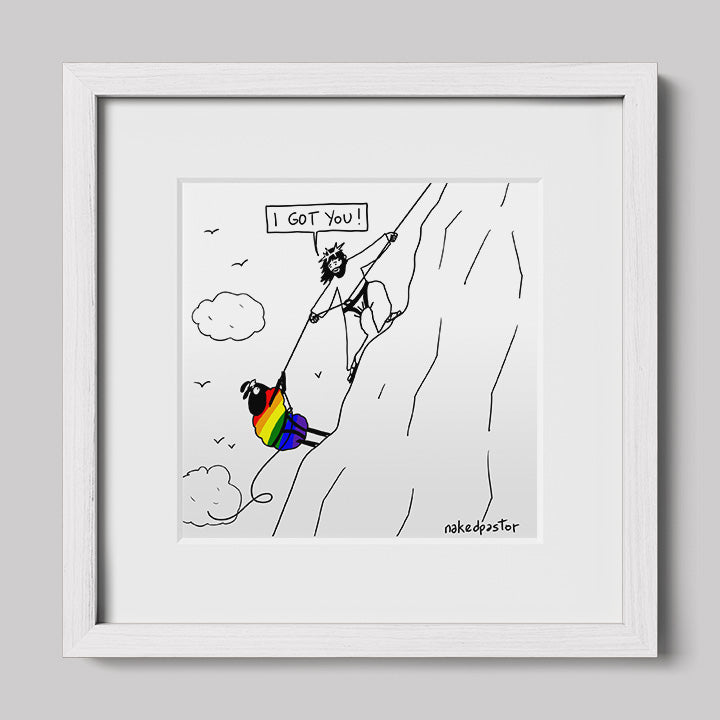 I Got You Cartoon Print-nakedpastor
