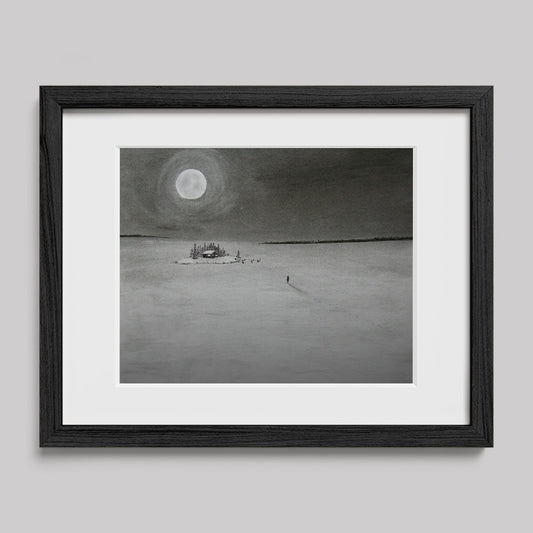 I Return To Love Charcoal Drawing Print-Drawings-nakedpastor