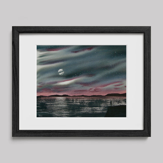 I Will Wait For You Watercolor Print