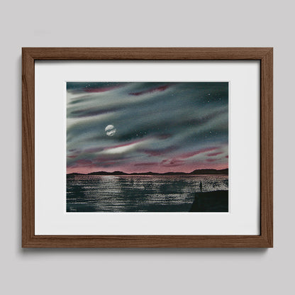 I Will Wait For You Watercolor Print
