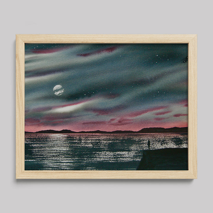 I Will Wait For You Watercolor Print-Paintings-nakedpastor