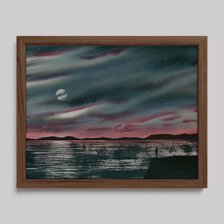 I Will Wait For You Watercolor Print-Paintings-nakedpastor