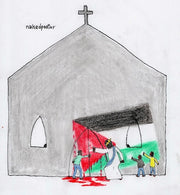Jesus and Kids Graffiti Digital Cartoon-Digital Cartoons-nakedpastor
