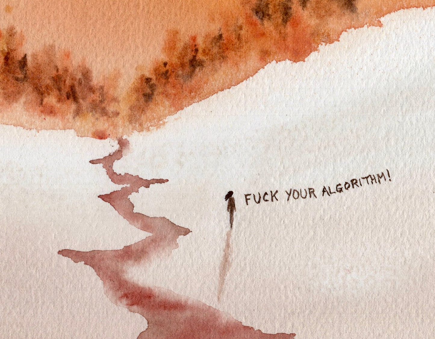 Fuck Your Algorithm Art Print-Painting-nakedpastor