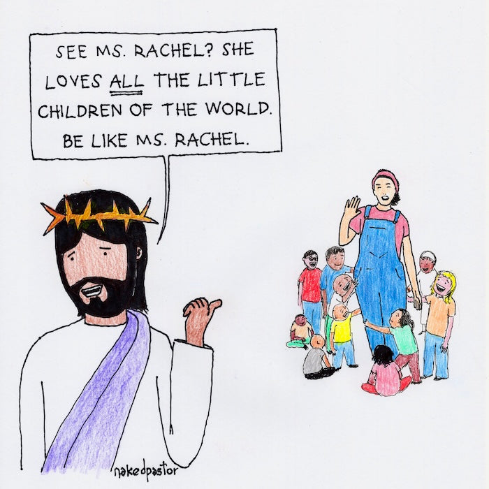 Ms. Rachel Digital Cartoon-Digital Cartoons-nakedpastor