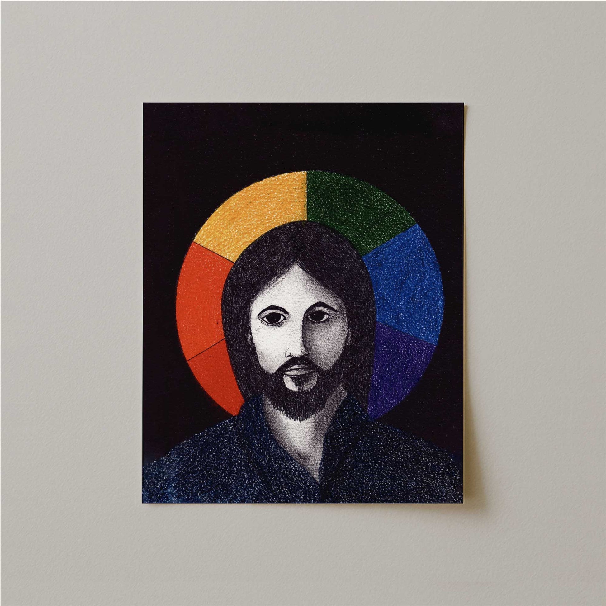 Includer Image of Christ Print-Drawings-nakedpastor
