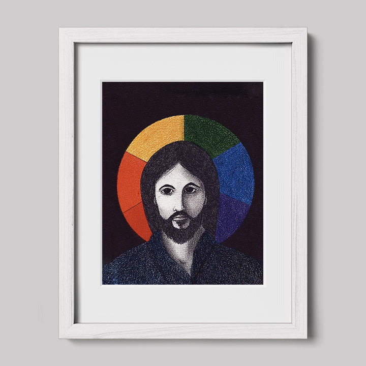 Includer Image of Christ Print-Drawings-nakedpastor
