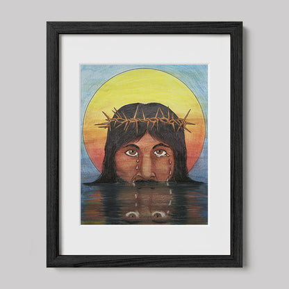 Jesus Cries Print-Drawings-nakedpastor