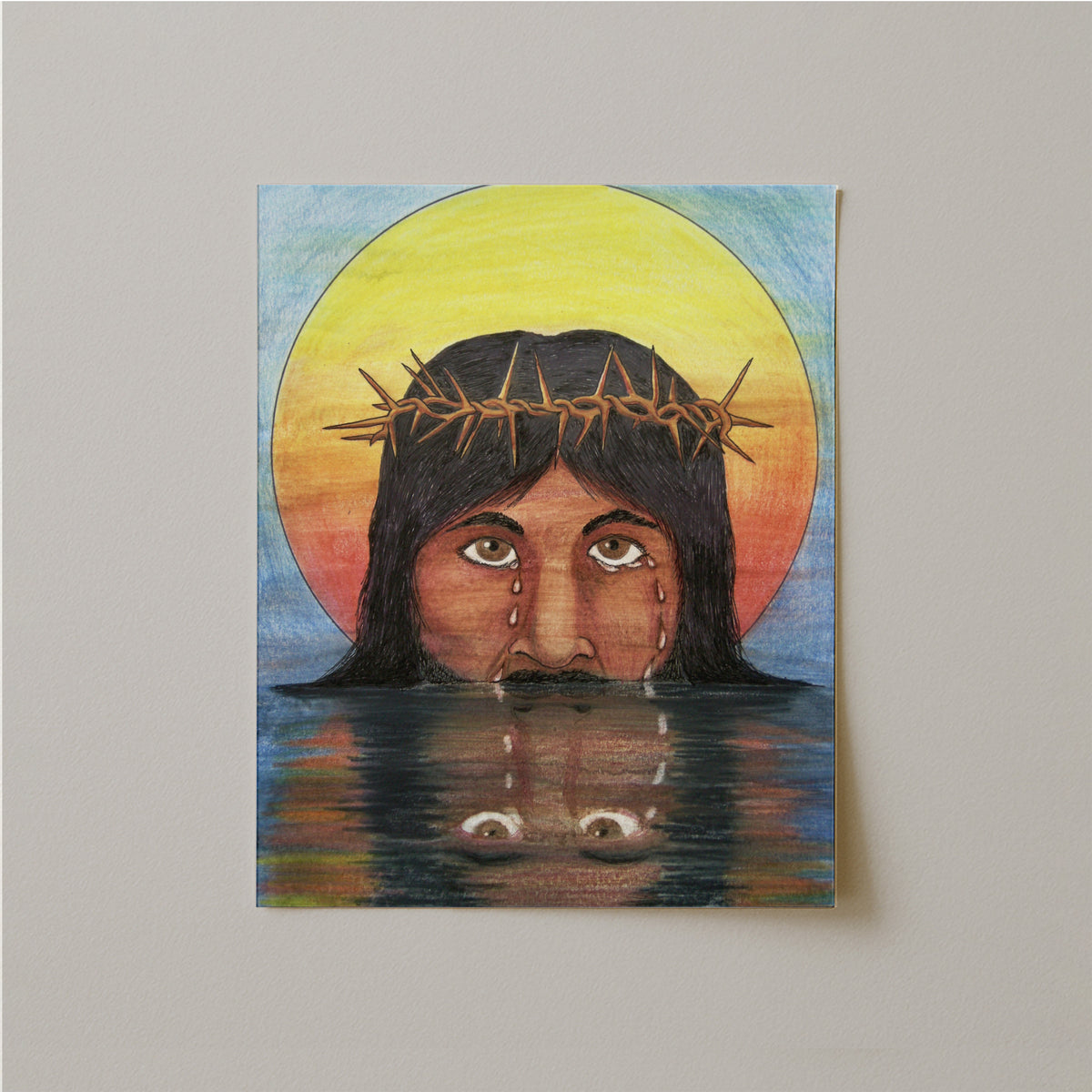 Jesus Cries Print-Drawings-nakedpastor