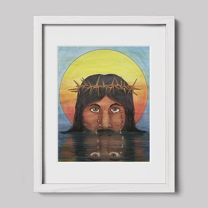 Jesus Cries Print-Drawings-nakedpastor