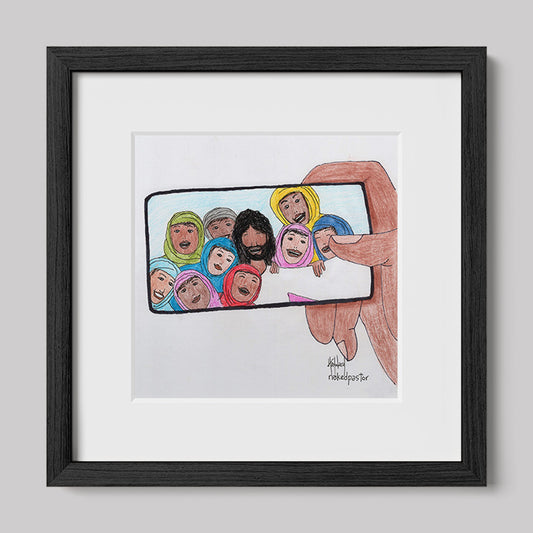 Jesus And His Disciples Print-Cartoons-nakedpastor