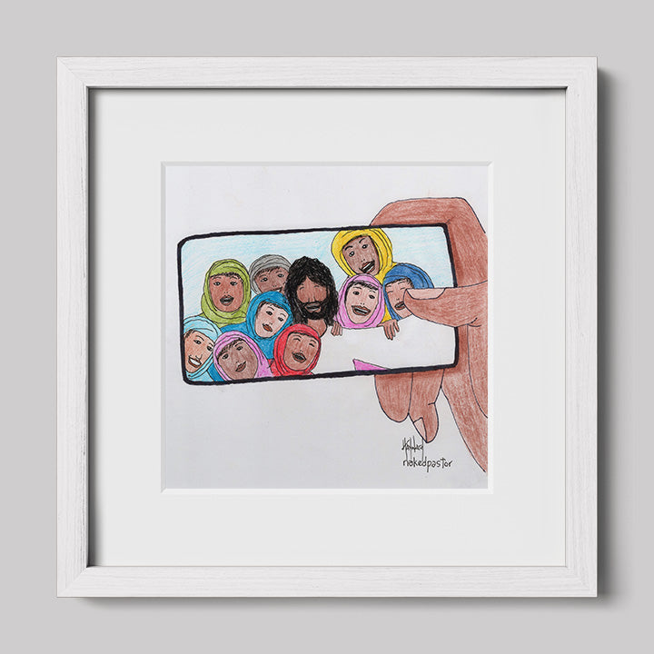 Jesus And His Disciples Print-Cartoons-nakedpastor