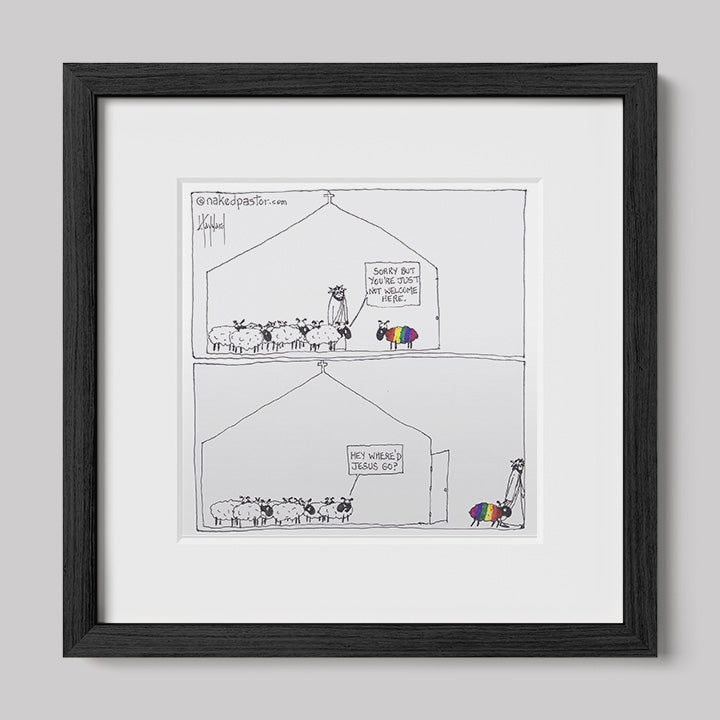 Where'd Jesus Go Print-Cartoons-nakedpastor