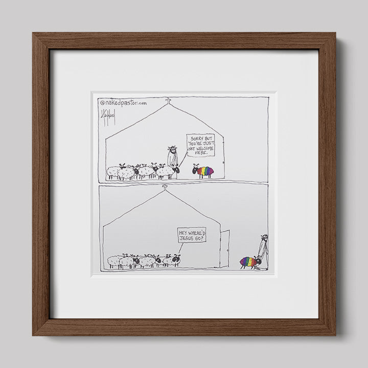 Where'd Jesus Go Print-Cartoons-nakedpastor