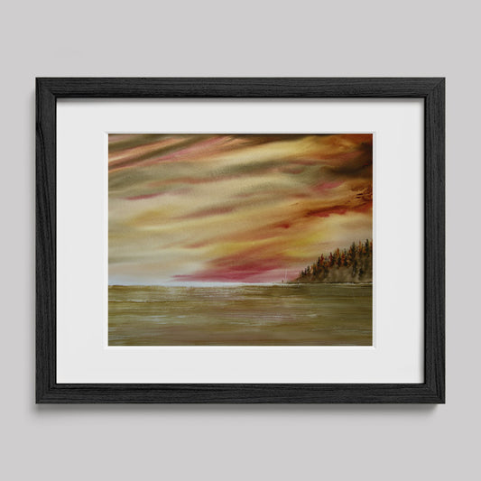 Join Me For Breakfast Watercolor Print-Paintings-nakedpastor