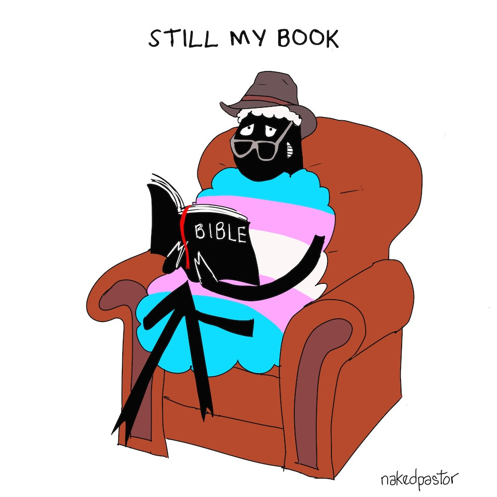 Still My Book Trans Digital Cartoon-Digital Cartoons-nakedpastor