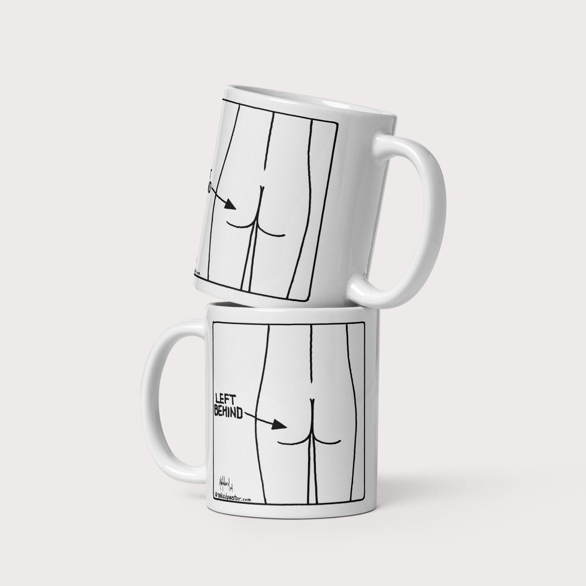 Left Behind Mug - by nakedpastor