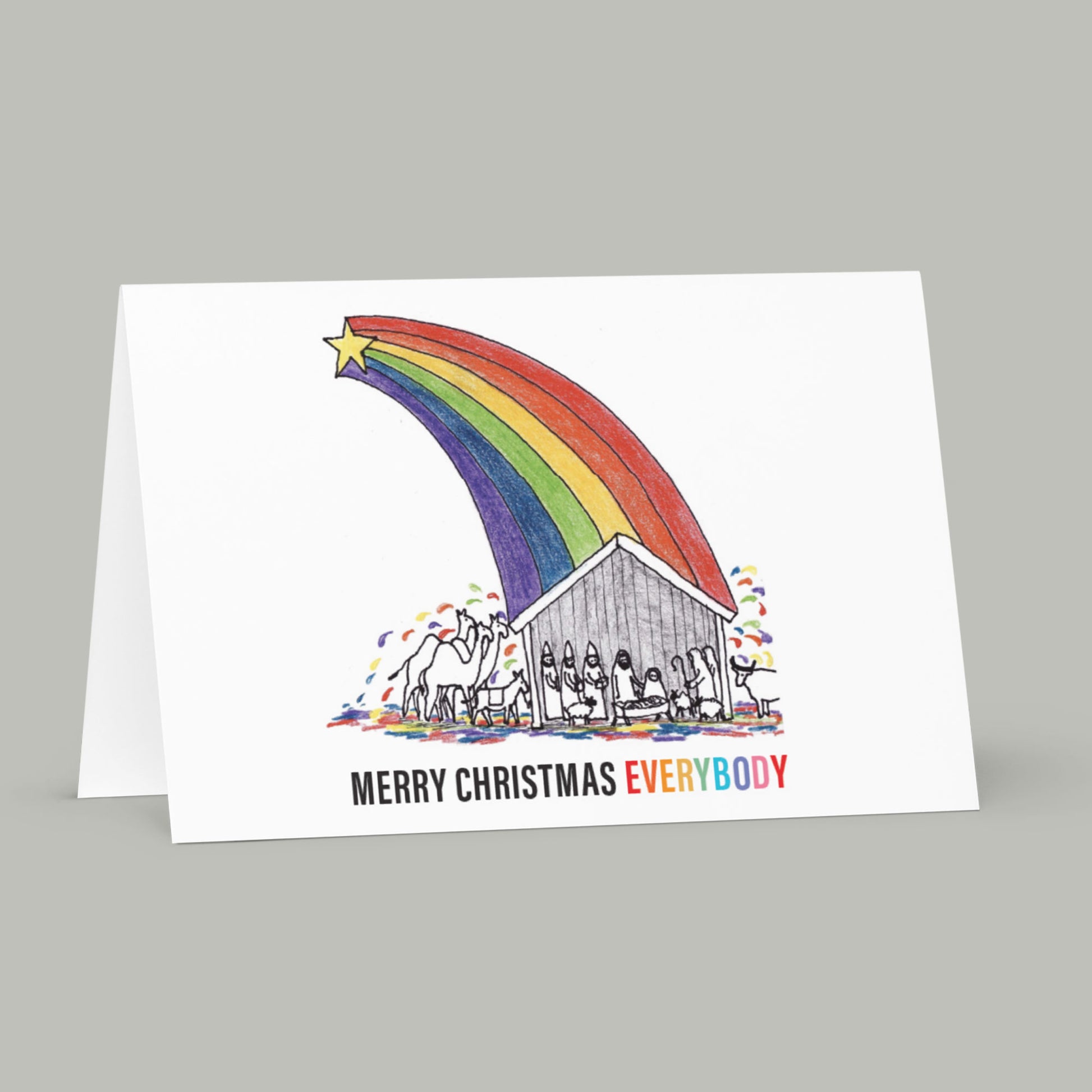 LGBTQ Christmas - Set of 5 Holiday Cards-nakedpastor