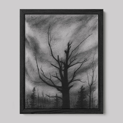 Here I Stand Charcoal Drawing Print-Drawings-nakedpastor