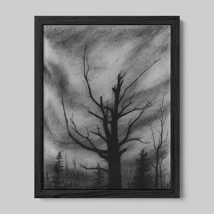 Here I Stand Charcoal Drawing Print-Drawings-nakedpastor