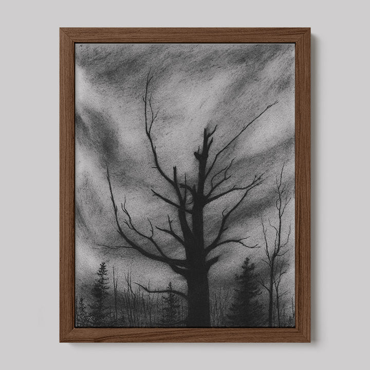 Here I Stand Charcoal Drawing Print-Drawings-nakedpastor