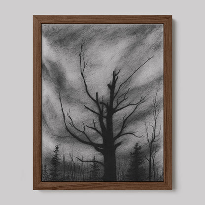 Here I Stand Charcoal Drawing Print-Drawings-nakedpastor