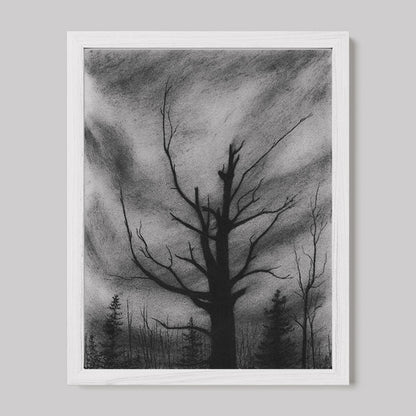 Here I Stand Charcoal Drawing Print-Drawings-nakedpastor