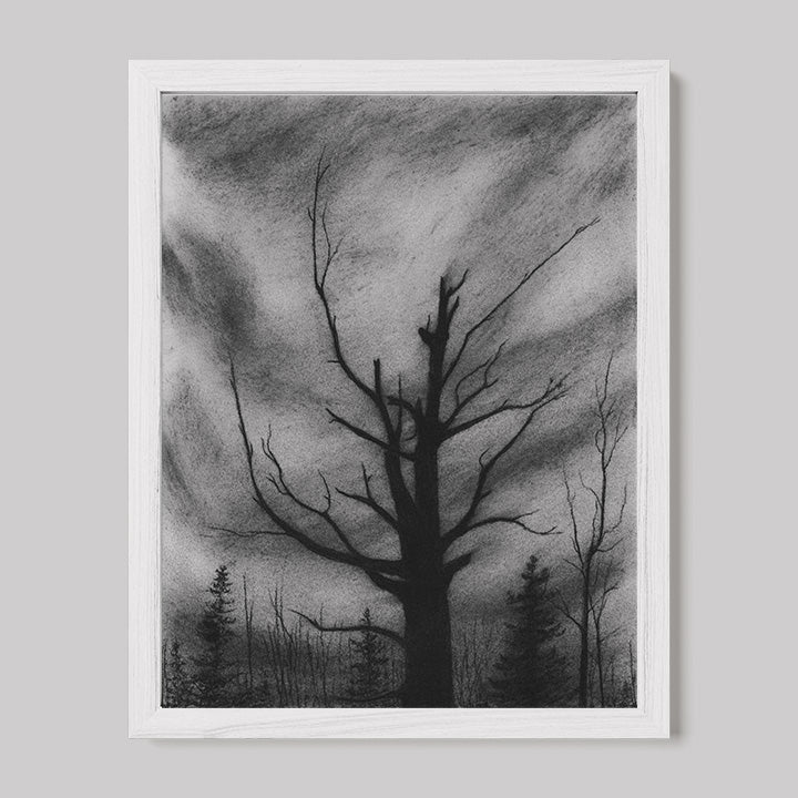 Here I Stand Charcoal Drawing Print-Drawings-nakedpastor