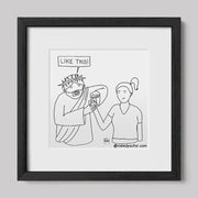 Spirituality and Defiance Like This Cartoon Print-Cartoons-nakedpastor