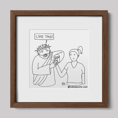 Spirituality and Defiance Like This Cartoon Print-Cartoons-nakedpastor