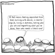 Literal Hell Digital Cartoon - by nakedpastor
