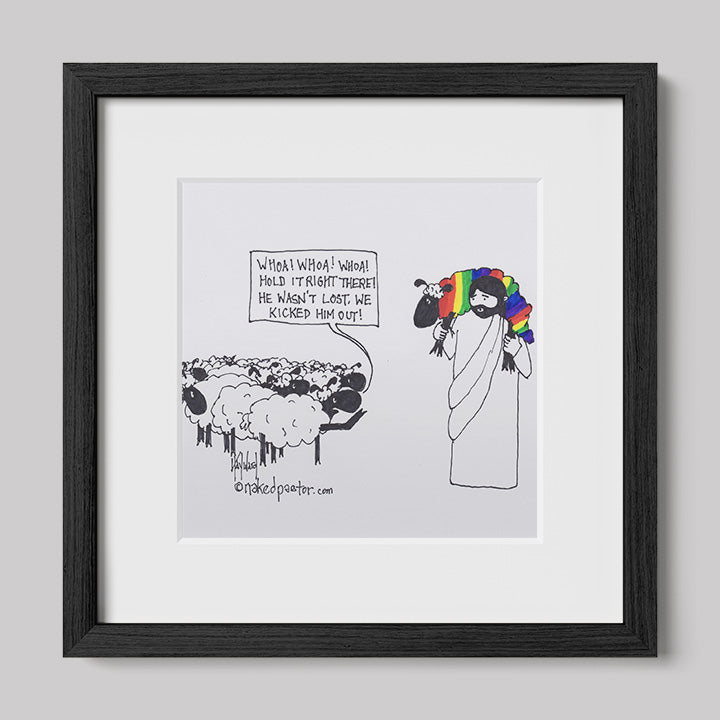 Lost or Kicked Out Print-Cartoons-nakedpastor