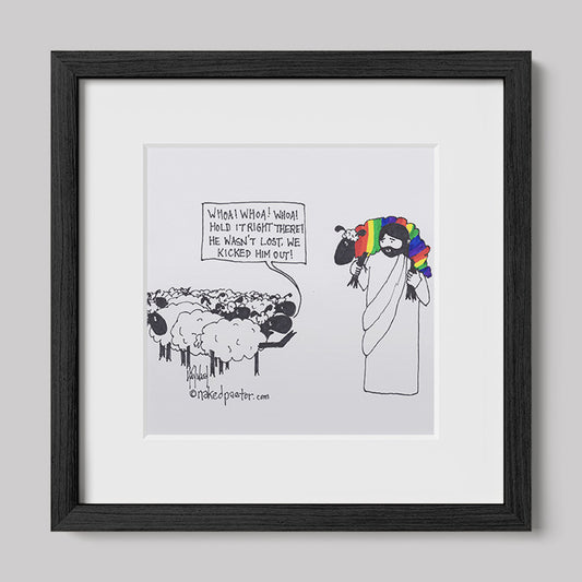 Lost or Kicked Out Print-Cartoons-nakedpastor