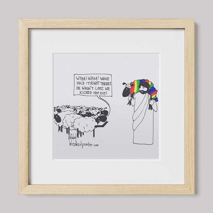 Lost or Kicked Out Print-Cartoons-nakedpastor