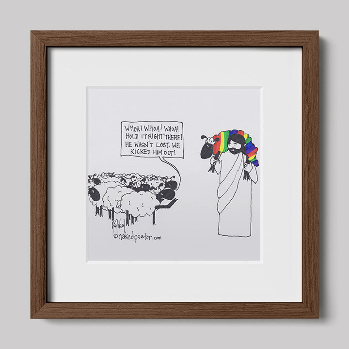 Lost or Kicked Out Print-Cartoons-nakedpastor