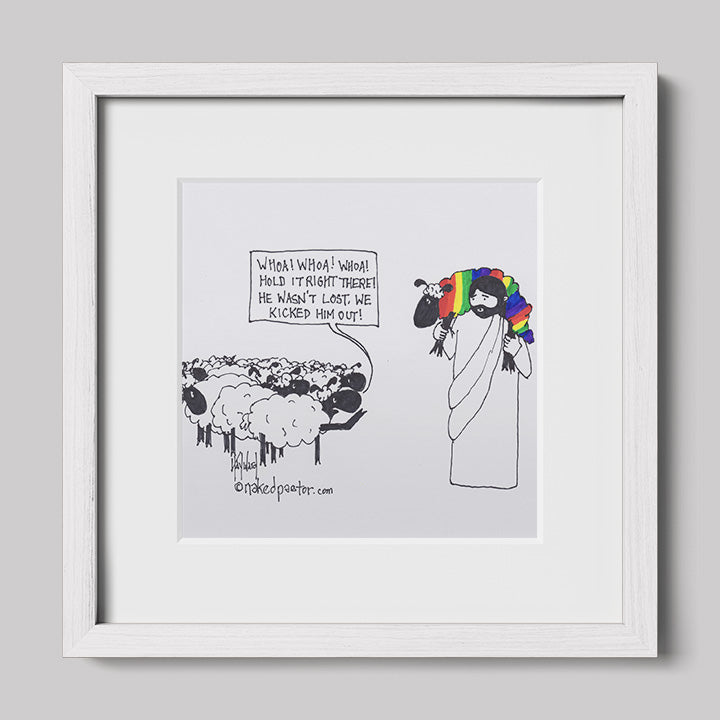 Lost or Kicked Out Print-Cartoons-nakedpastor