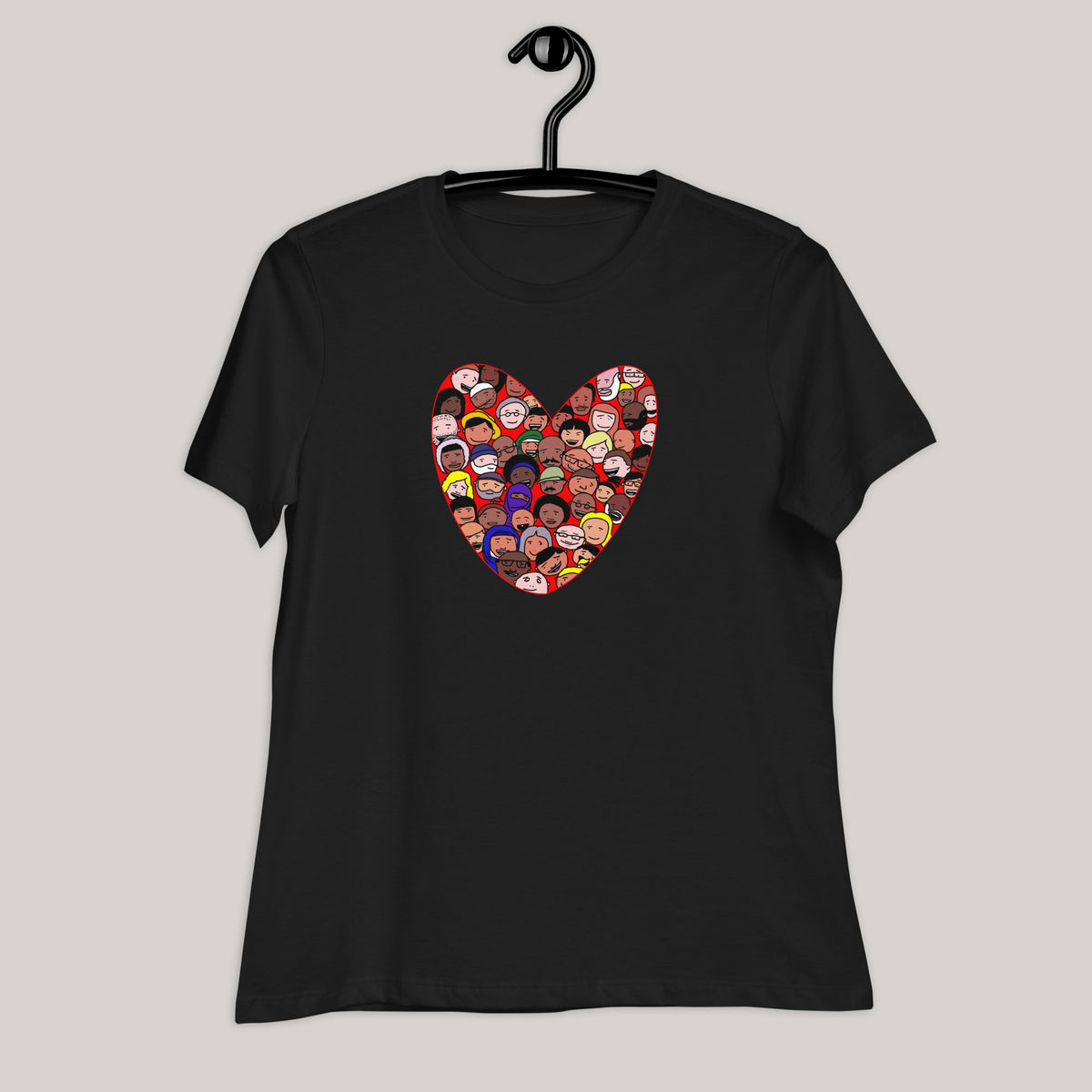 Love Everybody Fitted T-Shirt - by nakedpastor