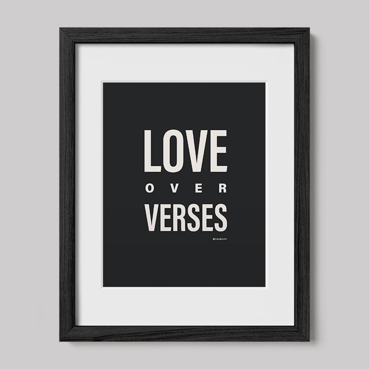 Love Over Verses Print-Drawings-nakedpastor