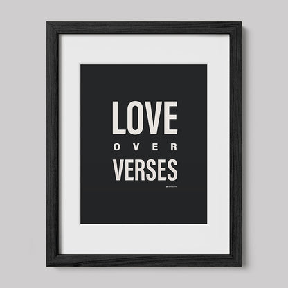 Love Over Verses Print-Drawings-nakedpastor