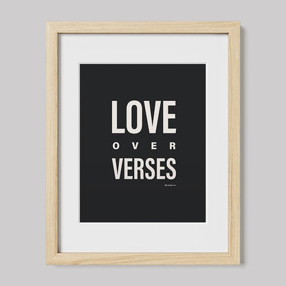 Love Over Verses Print-Drawings-nakedpastor